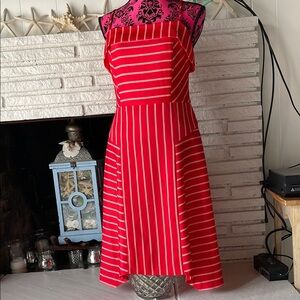 Banana Republic Red A-Line Sundress